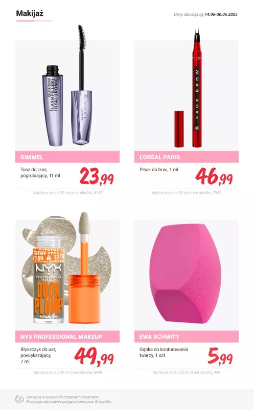 Rossmann - gazetka promocyjna Nowości na PROMOCJI od soboty 21.06 do poniedziałku 30.06 - strona 14
