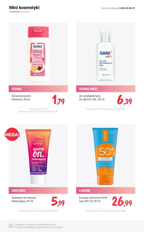 Rossmann - gazetka promocyjna Wakacje i letnie festiwale - promocje od poniedziałku 23.06 do poniedziałku 30.06 - strona 13