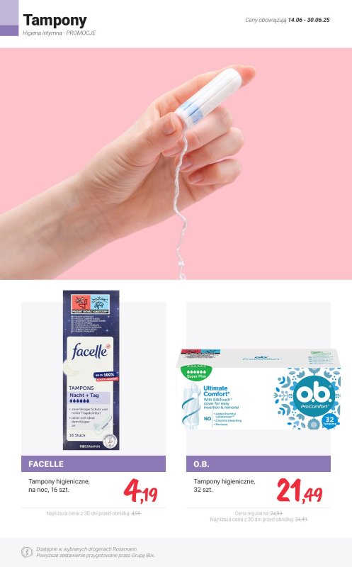 Rossmann - gazetka promocyjna Higiena intymna - PROMOCJE od środy 25.06 do poniedziałku 30.06 - strona 5