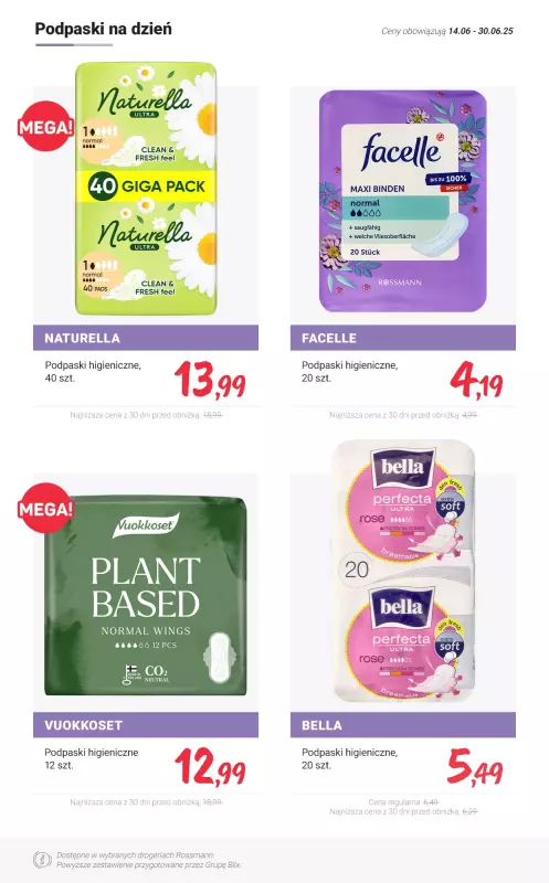 Rossmann - gazetka promocyjna Higiena intymna - PROMOCJE   - strona 3