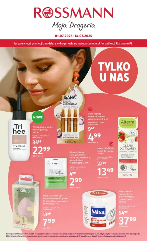 Rossmann - gazetka promocyjna Gazetka od wtorku 01.07 do poniedziałku 14.07