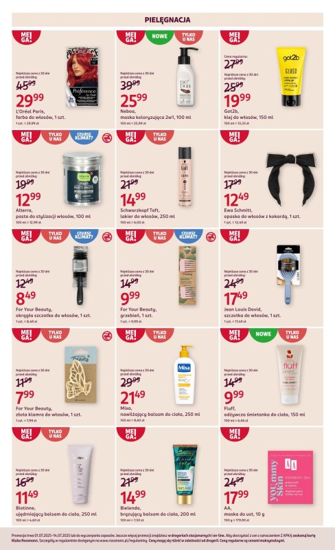 Rossmann - gazetka promocyjna Gazetka od wtorku 01.07 do poniedziałku 14.07 - strona 4
