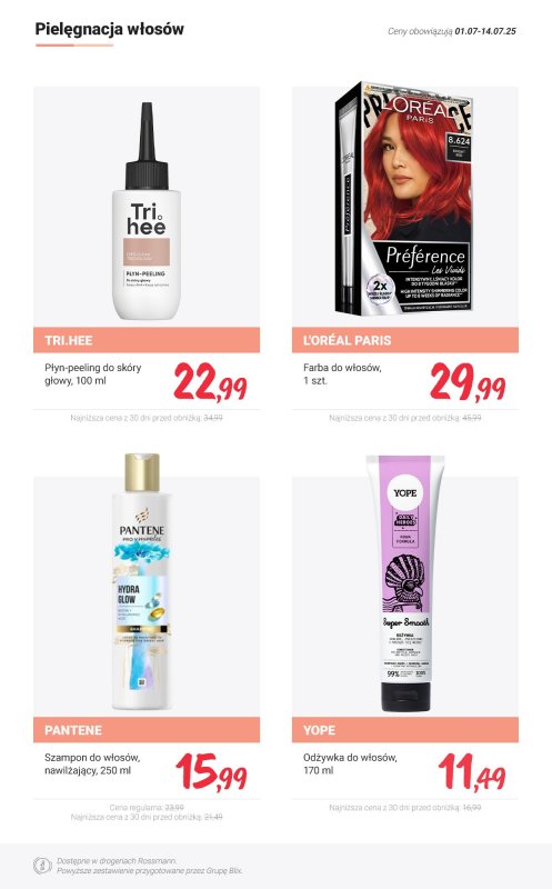 Rossmann - gazetka promocyjna MEGA promocje z nowej gazetki od wtorku 01.07 do poniedziałku 14.07 - strona 5