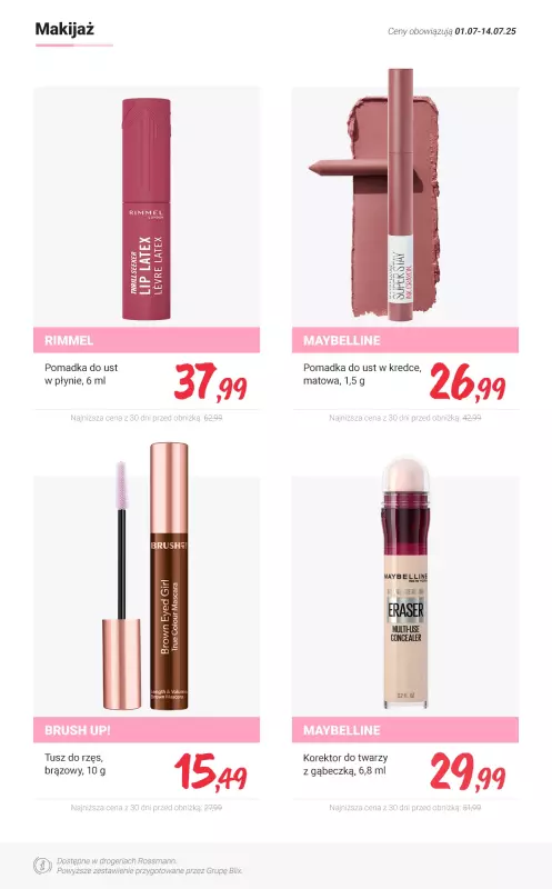Rossmann - gazetka promocyjna MEGA promocje z nowej gazetki od wtorku 01.07 do poniedziałku 14.07 - strona 11