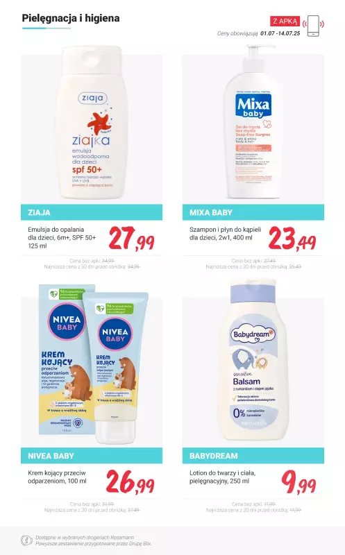 Rossmann - gazetka promocyjna Taniej Z APKĄ od środy 02.07 do poniedziałku 14.07 - strona 14