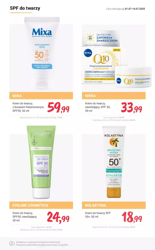 Rossmann - gazetka promocyjna Lato bez obaw - pielęgnacja i opalanie PROMOCJE od soboty 05.07 do poniedziałku 14.07 - strona 6