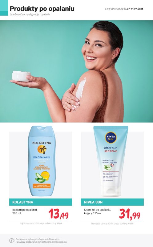 Rossmann - gazetka promocyjna Lato bez obaw - pielęgnacja i opalanie PROMOCJE od soboty 05.07 do poniedziałku 14.07 - strona 12