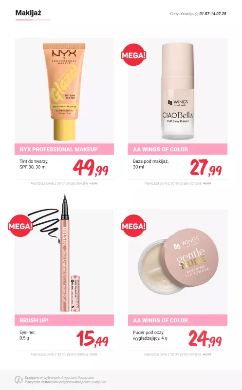 Rossmann - gazetka promocyjna NOWOŚCI na promocji! od poniedziałku 07.07 do poniedziałku 14.07 - strona 4