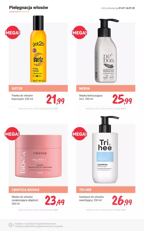 Rossmann - gazetka promocyjna NOWOŚCI na promocji! od poniedziałku 07.07 do poniedziałku 14.07 - strona 7