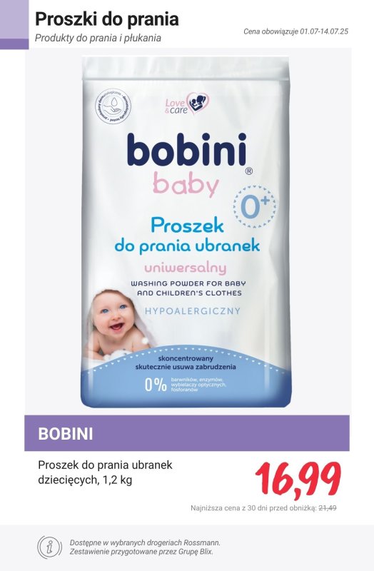 Rossmann - gazetka promocyjna Produkty do prania i płukania - PROMOCJE od czwartku 10.07 do poniedziałku 14.07 - strona 3