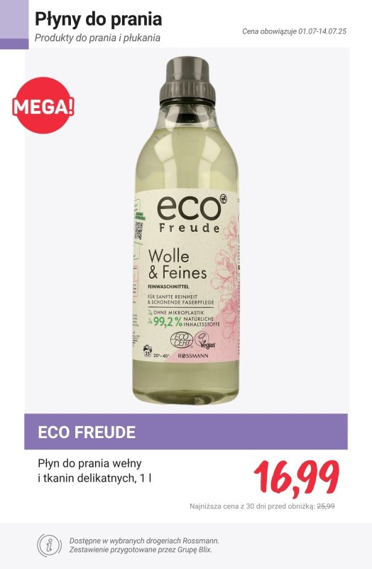 Rossmann - gazetka promocyjna Produkty do prania i płukania - PROMOCJE od czwartku 10.07 do poniedziałku 14.07 - strona 10