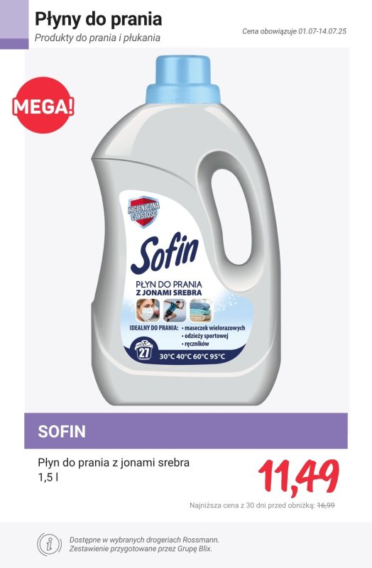 Rossmann - gazetka promocyjna Produkty do prania i płukania - PROMOCJE od czwartku 10.07 do poniedziałku 14.07 - strona 8