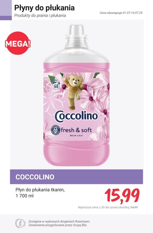 Rossmann - gazetka promocyjna Produkty do prania i płukania - PROMOCJE od czwartku 10.07 do poniedziałku 14.07 - strona 18
