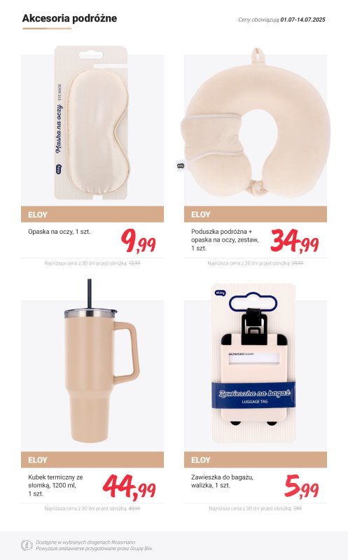 Rossmann - gazetka promocyjna Przydatne w podróży - PROMOCJE od soboty 12.07 do poniedziałku 14.07 - strona 6