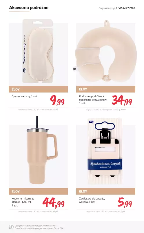 Rossmann - gazetka promocyjna Przydatne w podróży - PROMOCJE od soboty 12.07 do poniedziałku 14.07 - strona 6