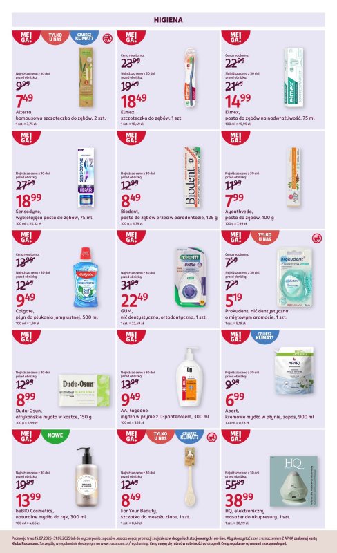 Rossmann - gazetka promocyjna Gazetka od wtorku 15.07 do czwartku 31.07 - strona 7