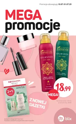 Rossmann - gazetka promocyjna MEGA promocje z nowej gazetki od wtorku 15.07 do czwartku 31.07