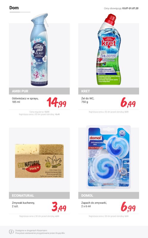 Rossmann - gazetka promocyjna MEGA promocje z nowej gazetki od wtorku 15.07 do czwartku 31.07 - strona 14
