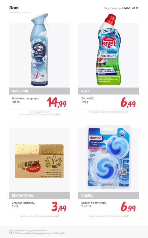 Rossmann - gazetka promocyjna MEGA promocje z nowej gazetki od wtorku 15.07 do czwartku 31.07 - strona 14