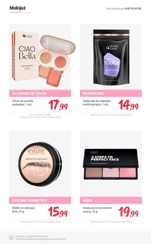 Rossmann - gazetka promocyjna MEGA promocje z nowej gazetki od wtorku 15.07 do czwartku 31.07 - strona 11