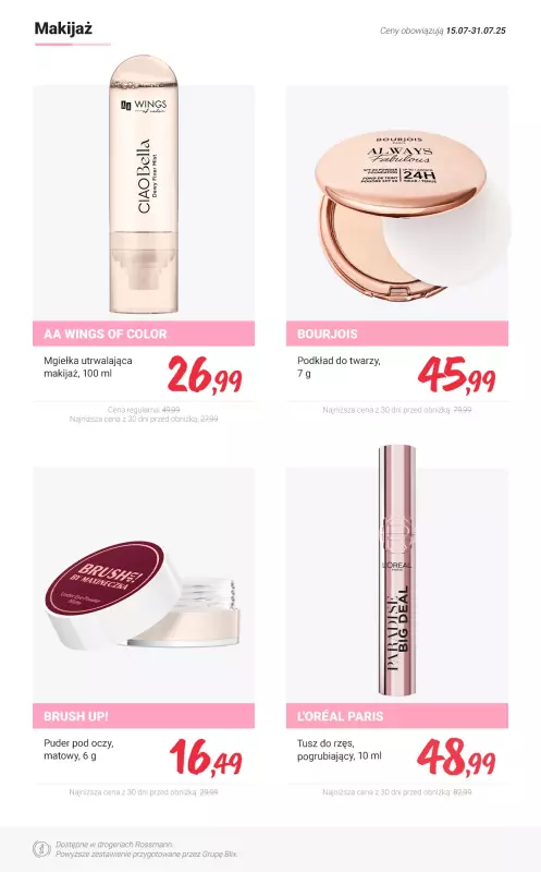 Rossmann - gazetka promocyjna MEGA promocje z nowej gazetki od wtorku 15.07 do czwartku 31.07 - strona 10