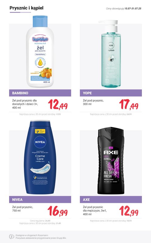 Rossmann - gazetka promocyjna MEGA promocje z nowej gazetki od wtorku 15.07 do czwartku 31.07 - strona 7