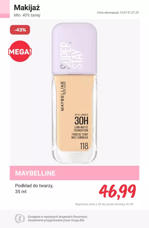 Rossmann - gazetka promocyjna Produkty min. 40% taniej od czwartku 17.07 do czwartku 31.07 - strona 3