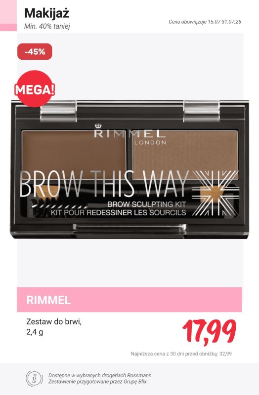 Rossmann - gazetka promocyjna Produkty min. 40% taniej od czwartku 17.07 do czwartku 31.07 - strona 16