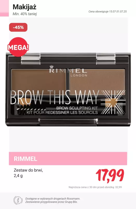 Rossmann - gazetka promocyjna Produkty min. 40% taniej od czwartku 17.07 do czwartku 31.07 - strona 16
