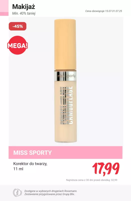 Rossmann - gazetka promocyjna Produkty min. 40% taniej od czwartku 17.07 do czwartku 31.07 - strona 6