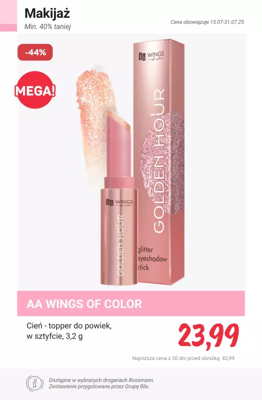 Rossmann - gazetka promocyjna Produkty min. 40% taniej od czwartku 17.07 do czwartku 31.07 - strona 7