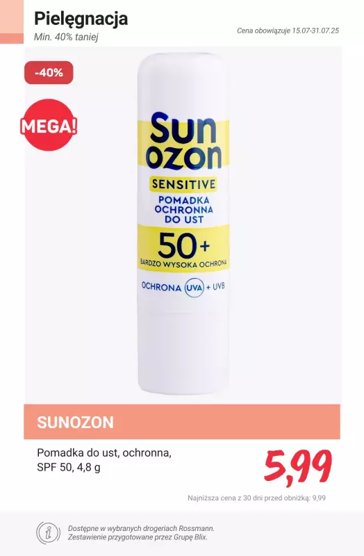 Rossmann - gazetka promocyjna Produkty min. 40% taniej od czwartku 17.07 do czwartku 31.07 - strona 12