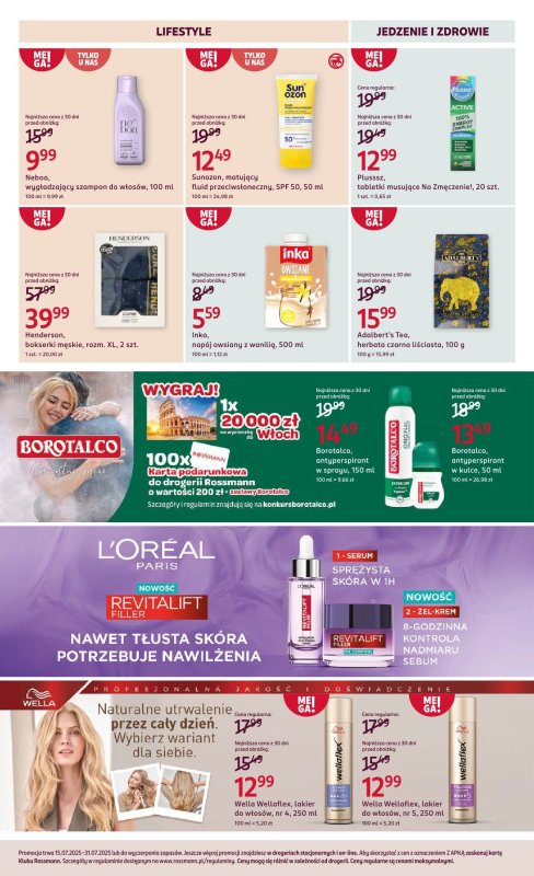 Rossmann - gazetka promocyjna Gazetka od wtorku 15.07 do czwartku 31.07 - strona 14