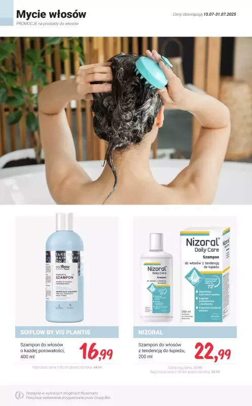 Rossmann - gazetka promocyjna PROMOCJE na produkty do włosów od soboty 19.07 do czwartku 31.07 - strona 2