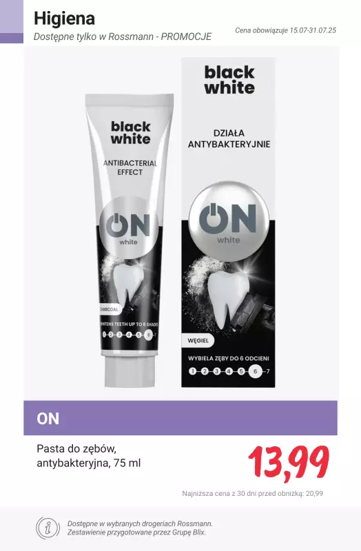 Rossmann - gazetka promocyjna Dostępne tylko w Rossmann - PROMOCJE od poniedziałku 21.07 do czwartku 31.07 - strona 17