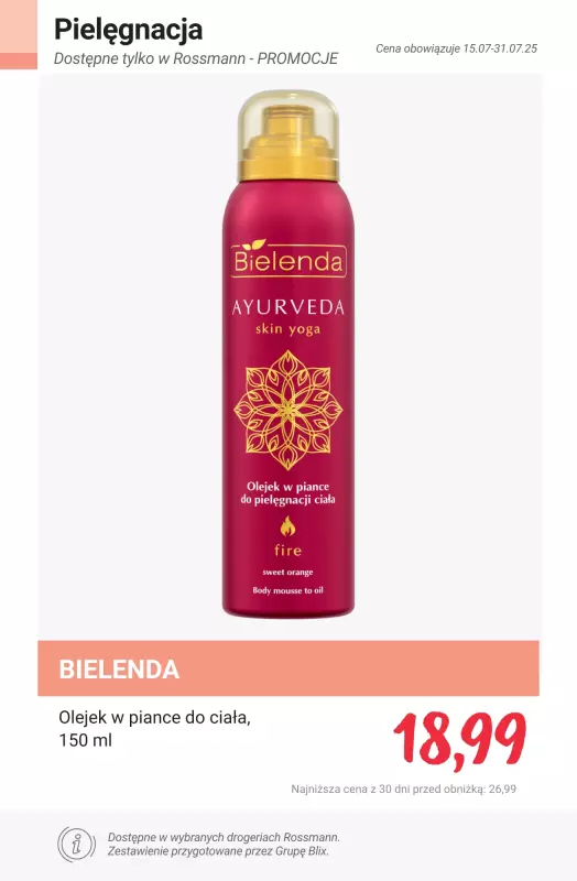 Rossmann - gazetka promocyjna Dostępne tylko w Rossmann - PROMOCJE od poniedziałku 21.07 do czwartku 31.07 - strona 9