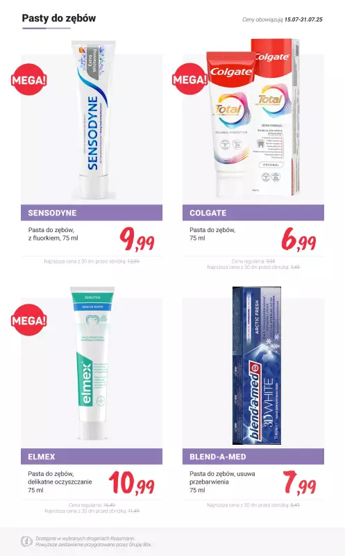 Rossmann - gazetka promocyjna Zadbaj o zdrowy uśmiech - sprawdź promocje!   - strona 3