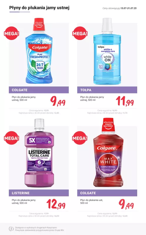 Rossmann - gazetka promocyjna Zadbaj o zdrowy uśmiech - sprawdź promocje! od środy 23.07 do czwartku 31.07 - strona 6