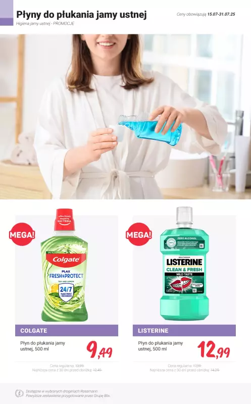 Rossmann - gazetka promocyjna Zadbaj o zdrowy uśmiech - sprawdź promocje! od środy 23.07 do czwartku 31.07 - strona 5