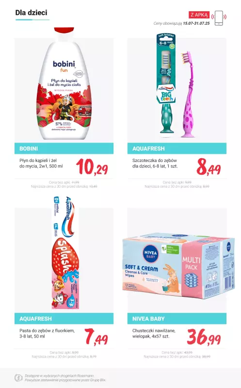Rossmann - gazetka promocyjna Taniej Z APKĄ - sprawdź promocje! od poniedziałku 28.07 do czwartku 31.07 - strona 6