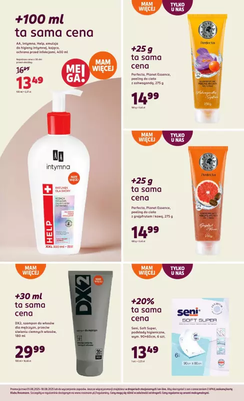 Rossmann - gazetka promocyjna Gazetka od piątku 01.08 do poniedziałku 18.08 - strona 17