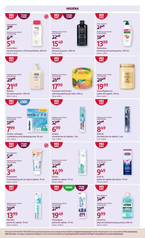 Rossmann - gazetka promocyjna Gazetka od piątku 01.08 do poniedziałku 18.08 - strona 5