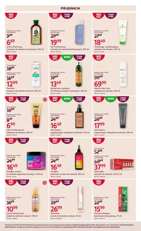 Rossmann - gazetka promocyjna Gazetka od piątku 01.08 do poniedziałku 18.08 - strona 7