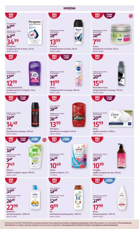 Rossmann - gazetka promocyjna Gazetka od piątku 01.08 do poniedziałku 18.08 - strona 4