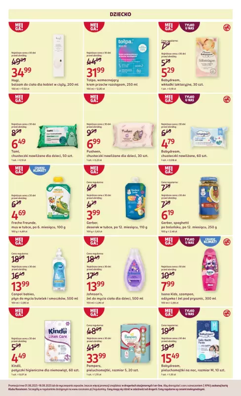 Rossmann - gazetka promocyjna Gazetka od piątku 01.08 do poniedziałku 18.08 - strona 14