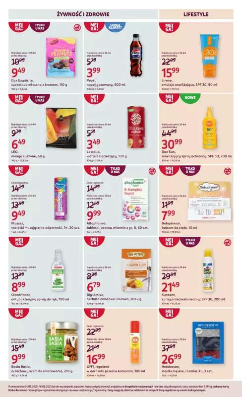 Rossmann - gazetka promocyjna Gazetka od piątku 01.08 do poniedziałku 18.08 - strona 15