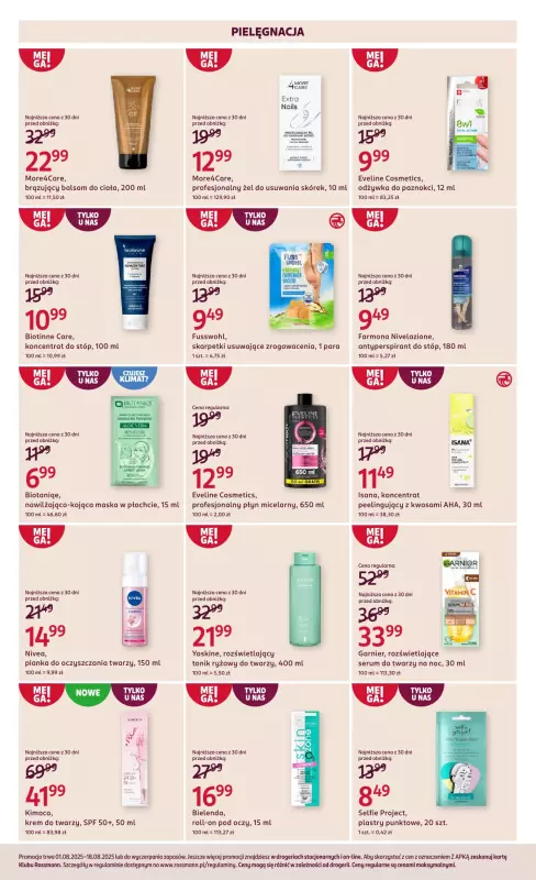 Rossmann - gazetka promocyjna Gazetka od piątku 01.08 do poniedziałku 18.08 - strona 9