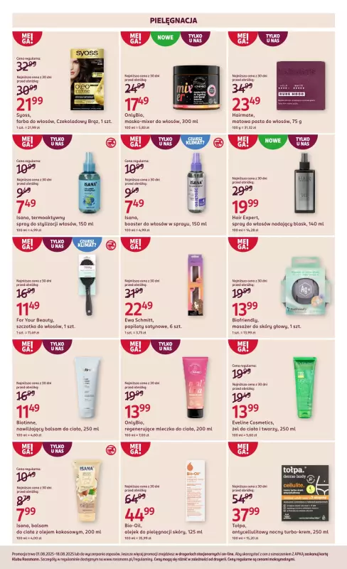 Rossmann - gazetka promocyjna Gazetka od piątku 01.08 do poniedziałku 18.08 - strona 8