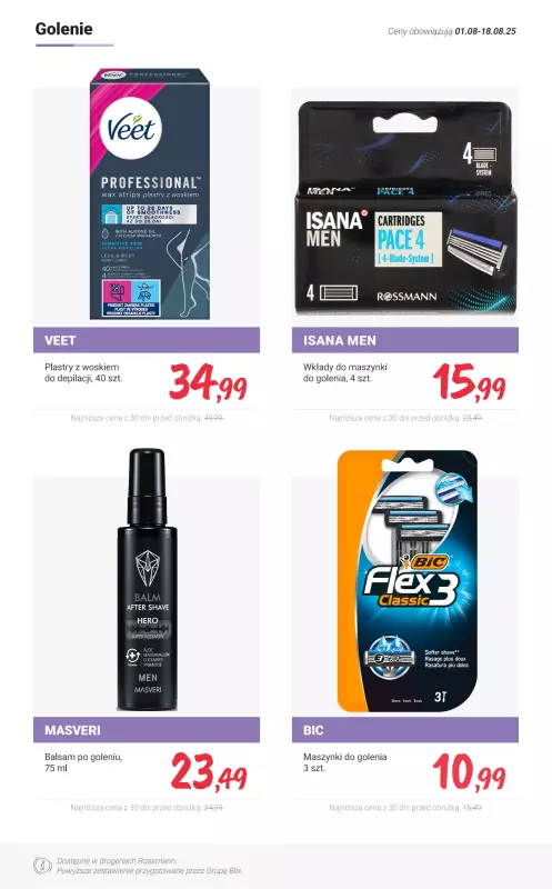 Rossmann - gazetka promocyjna MEGA promocje z nowej gazetki od piątku 01.08 do poniedziałku 18.08 - strona 12