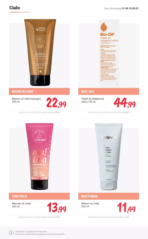 Rossmann - gazetka promocyjna MEGA promocje z nowej gazetki od piątku 01.08 do poniedziałku 18.08 - strona 7
